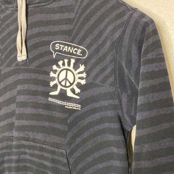 STANCE Black Pullover Hoodie Size L - Picture 3 of 6